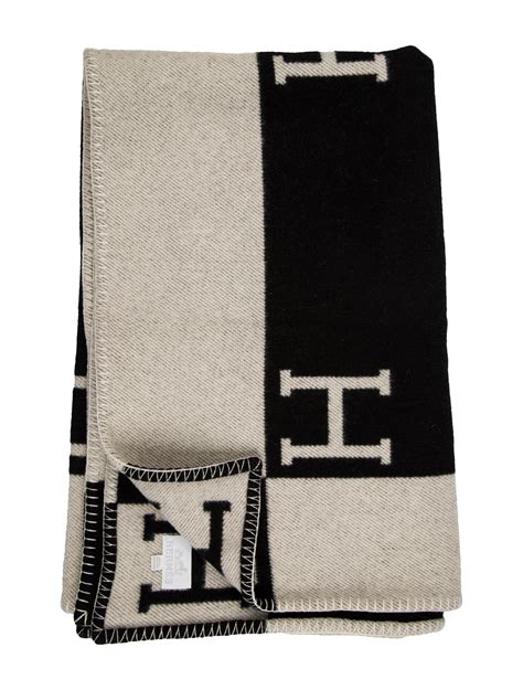 hermes black throw blanket|hermes blanket throw cost.